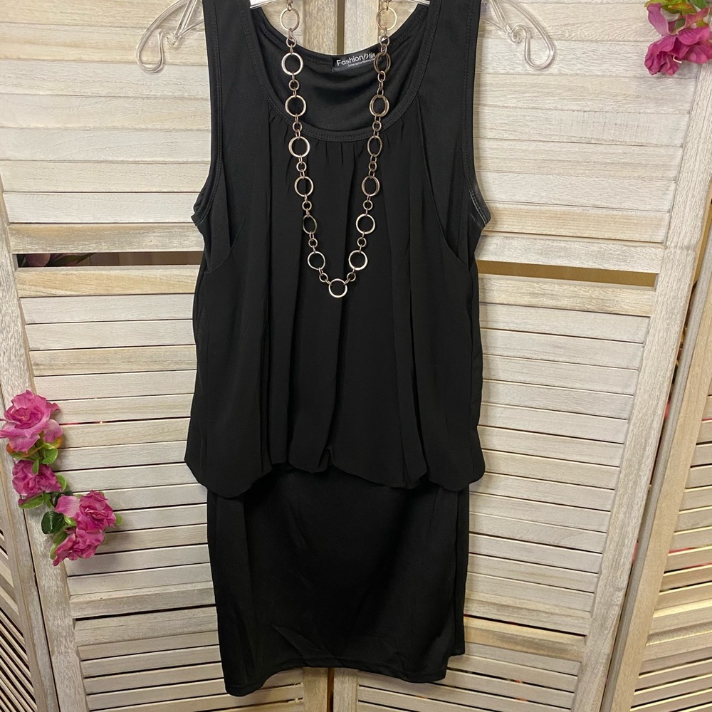 Black Tank Party Dress